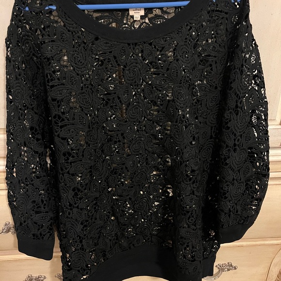 Aritzia Wilfred lace sweater size Medium - Picture 1 of 4